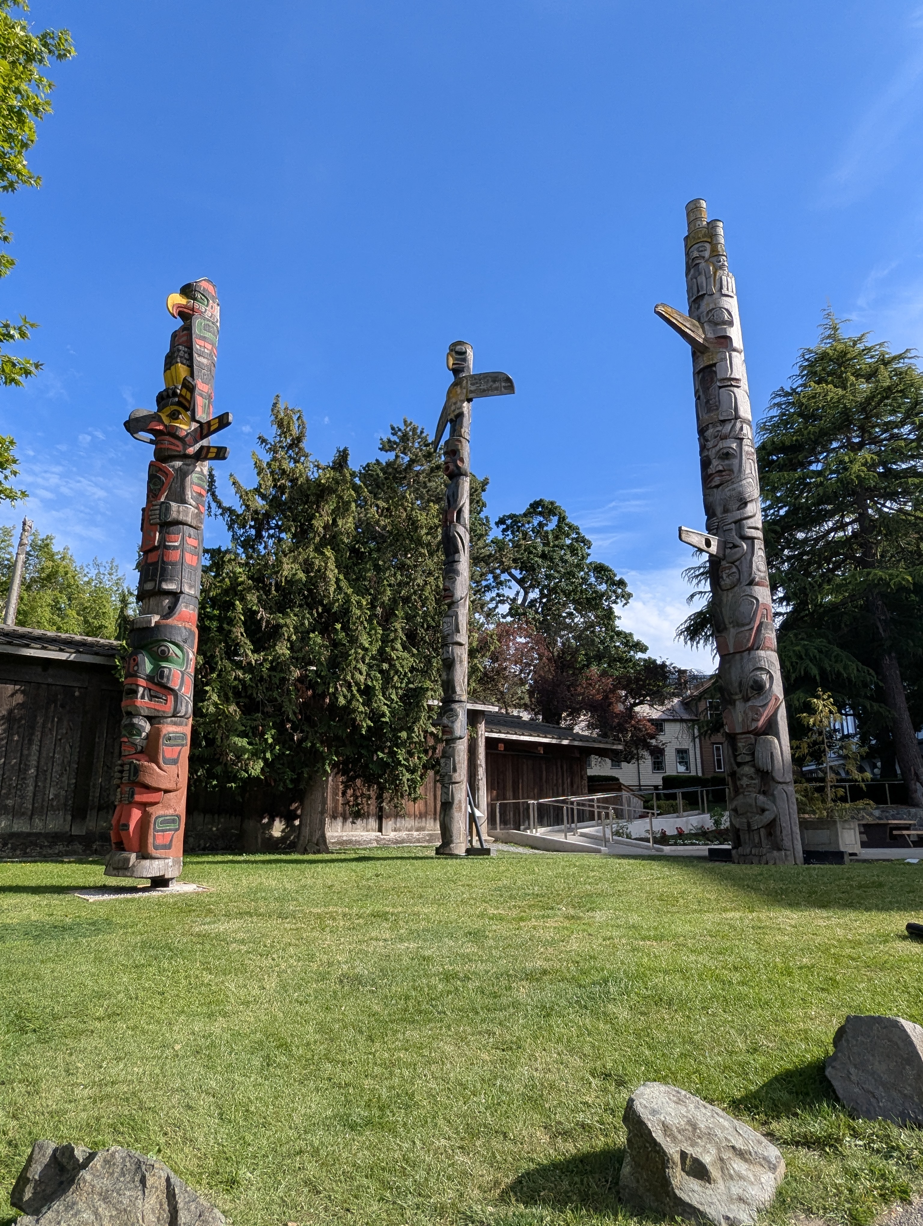 Birthday Trip to Canada, Thunderbird Park, Victoria, Vancouver Island